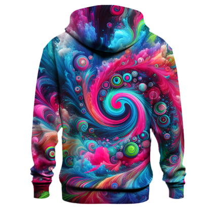 Swirl Tie-dye Design Hoodie