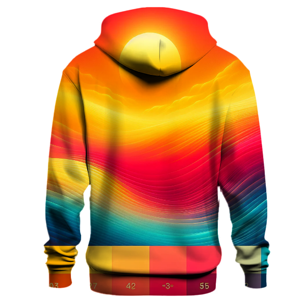 Tropical Sunrise Fade Hoodie