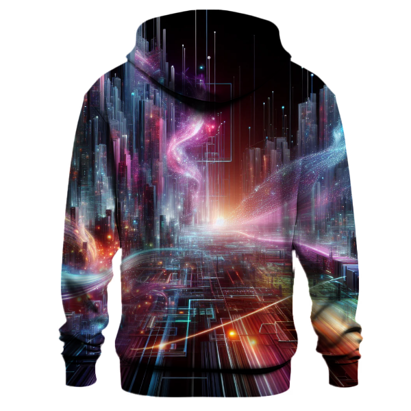 Techno Dreamwave Vibes Hoodie