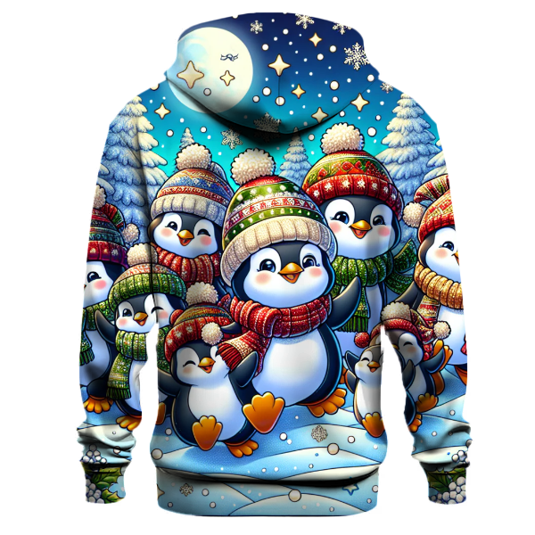 Winter Wonderland Penguin Parade Hoodie