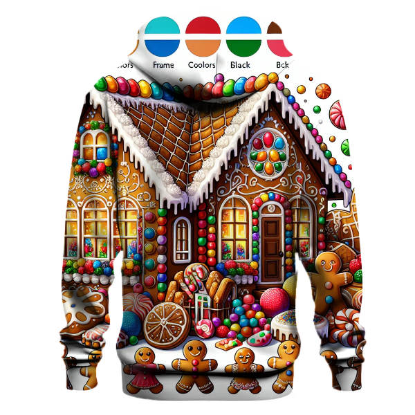 Whimsical Gingerbread Dreamland Hoodie