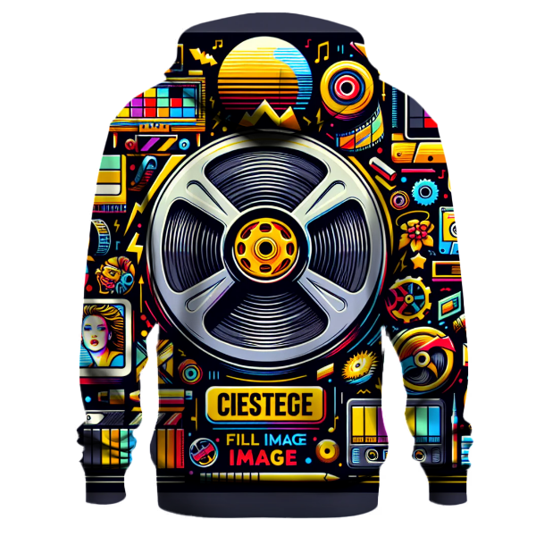 VHS Retro Film Reel Hoodie