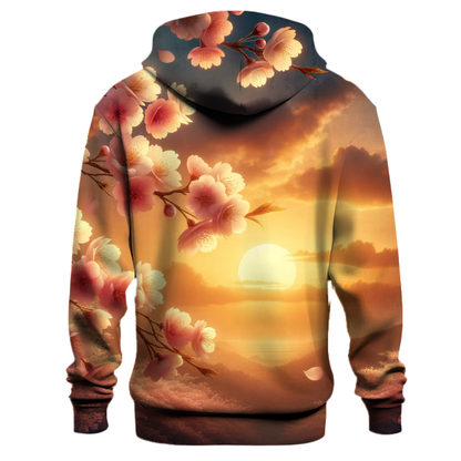 Golden Sakura Bliss Hoodie