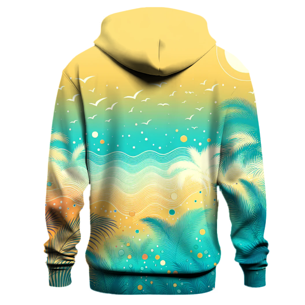 Tropical Lagoon Gradient Hoodie