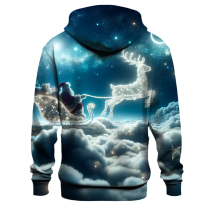 Jolly Santas Sleigh in the Sky Hoodie