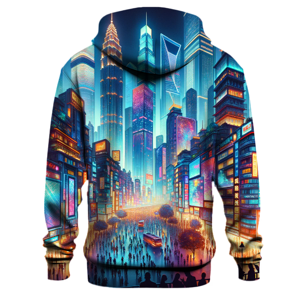 Neon City Vibes Hoodie