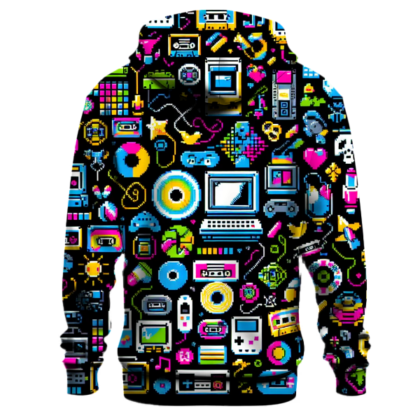 Pixel Party Vibes Hoodie