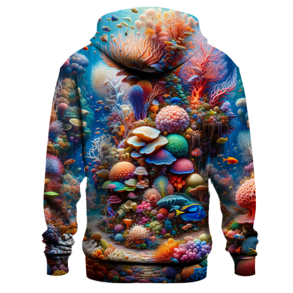 Underwater Coral Fantasy Hoodie