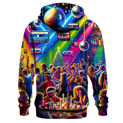 Retro 80s Christmas Party Hoodie