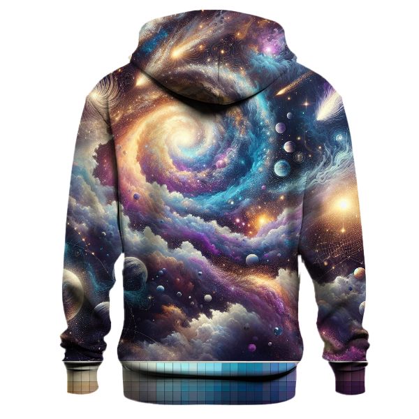 Whimsical Cosmic Journey Hoodie