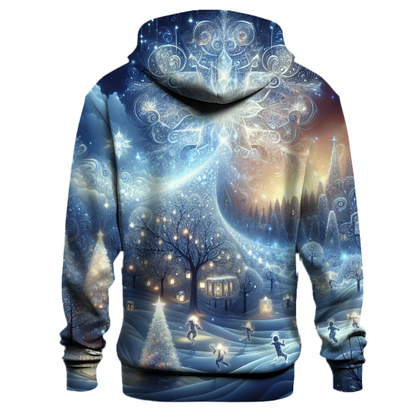 Magical Winter Wonderland with Snowmen Hoodie