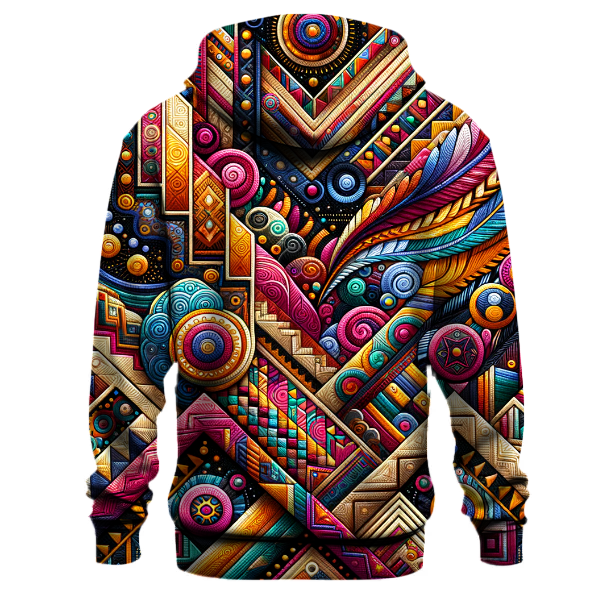 Colorful Tribal Patterns Hoodie