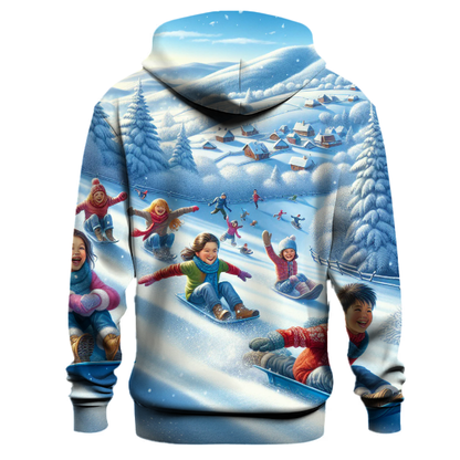 Sledding through Winter Fun Hoodie