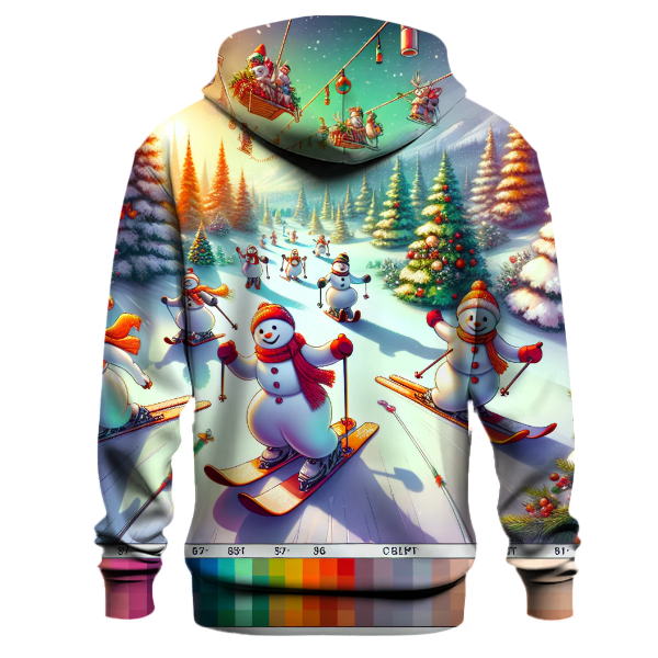 Winter Wonderland Skiing Hoodie