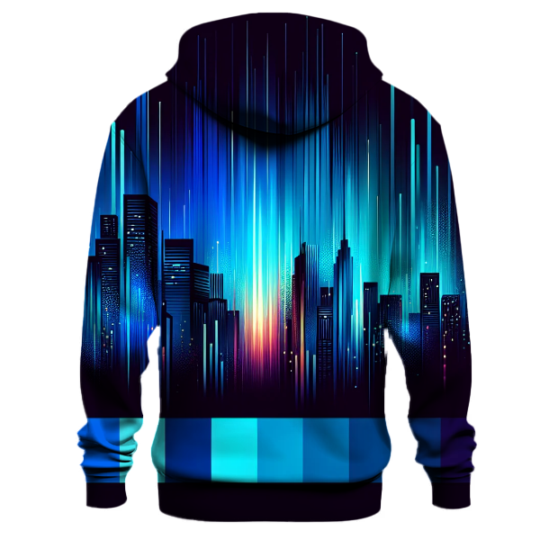 Electric Blue Gradient Hoodie