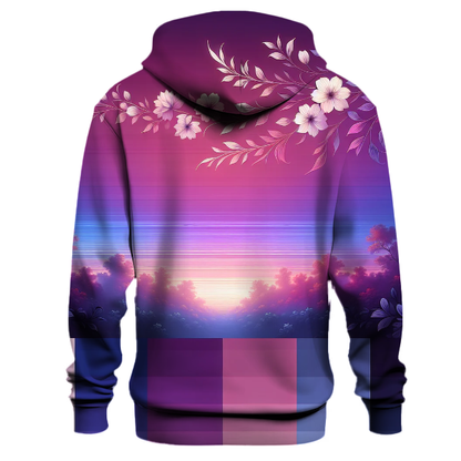 Twilight Blossom Drift Hoodie