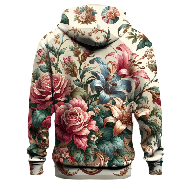 Floral Renaissance Elegance Hoodie