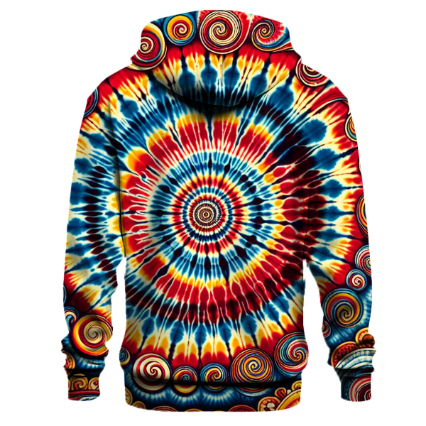 Vintage Tie-Dye Adventure Hoodie