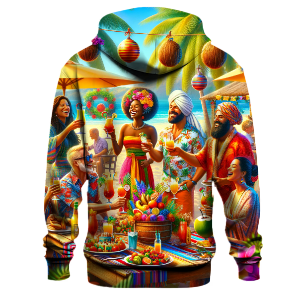 Tropical Christmas Escape Hoodie