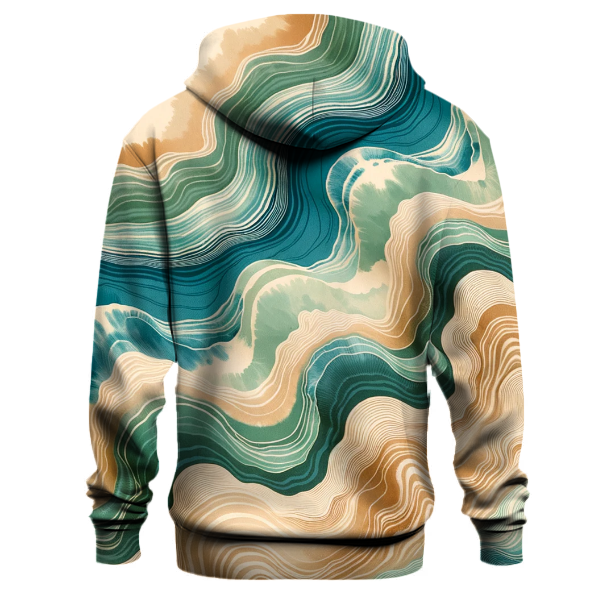 Ocean Breeze Stripe Hoodie