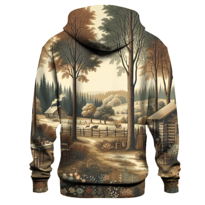 Rustic Woodland Charm Hoodie