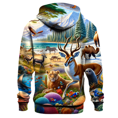 Majestic Wildlife Harmony Hoodie