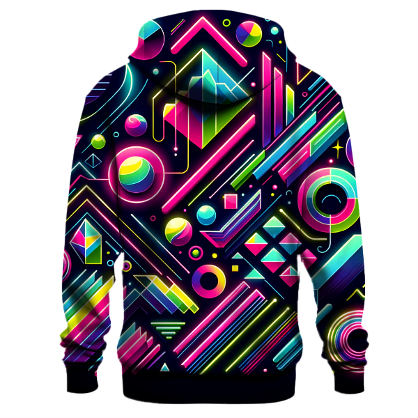 Retro Neon Vibes Hoodie