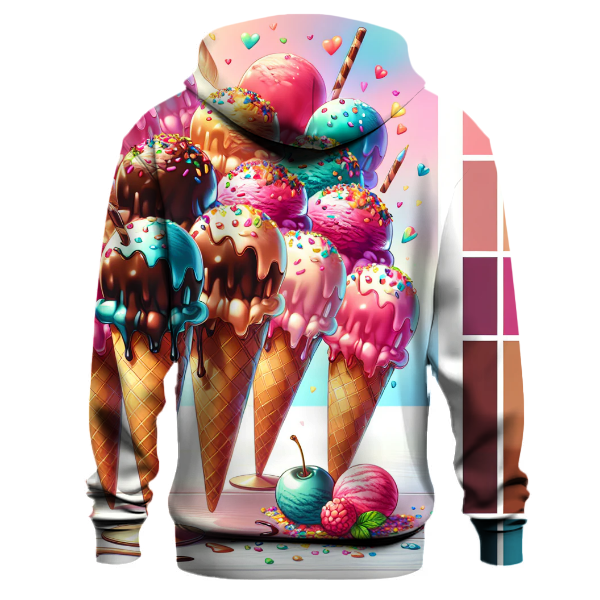 Whimsical Ice Cream Dreams Hoodie