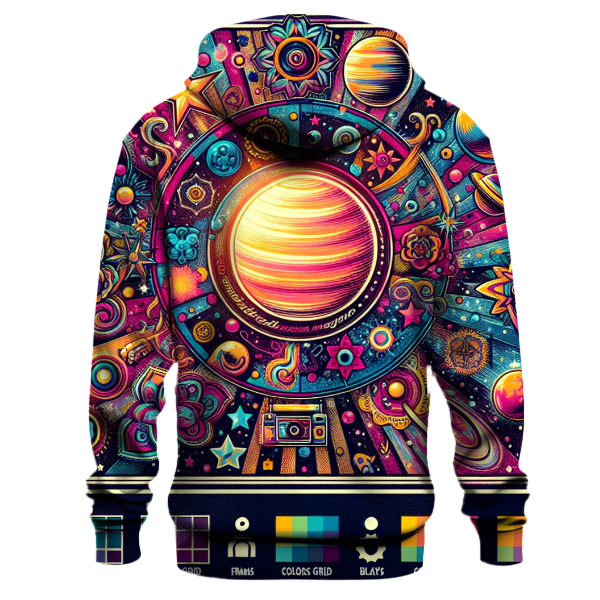 Retro Galactic Fusion Hoodie