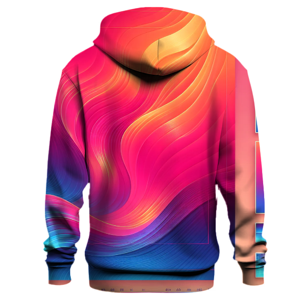 Electric Coral Fade Hoodie