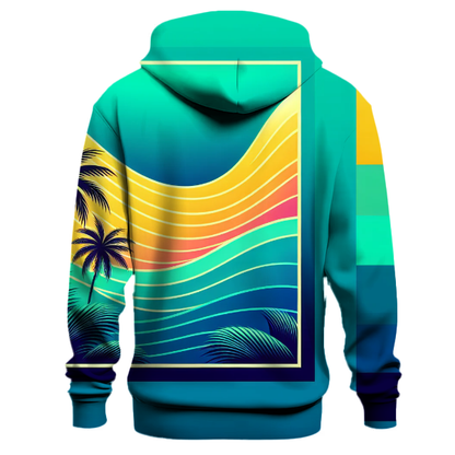 Tropical Oasis Gradient Hoodie