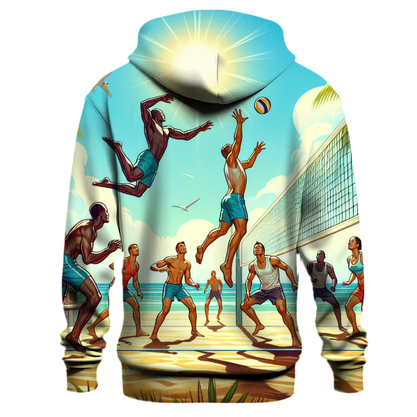 Beach Volleyball Fiesta Hoodie Premium Hoodies