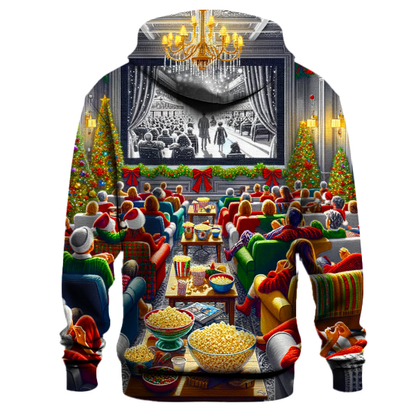 Classic Movie Marathon Christmas Hoodie