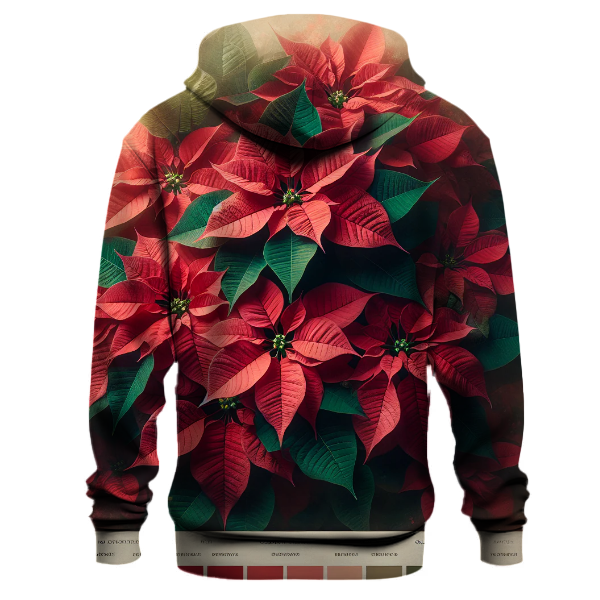 Festive Poinsettia Dreams Hoodie