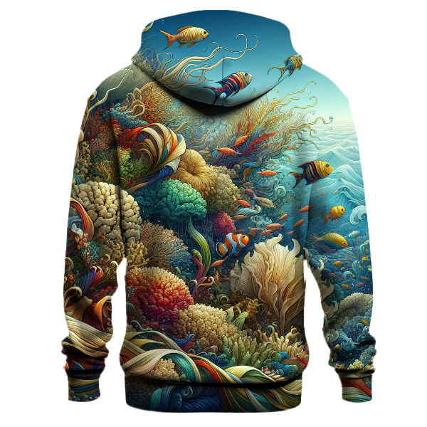 Underwater Coral Symphony Hoodie