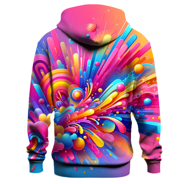 Bright Splash Gradient Hoodie