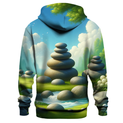 Tranquil Zen Stones Hoodie