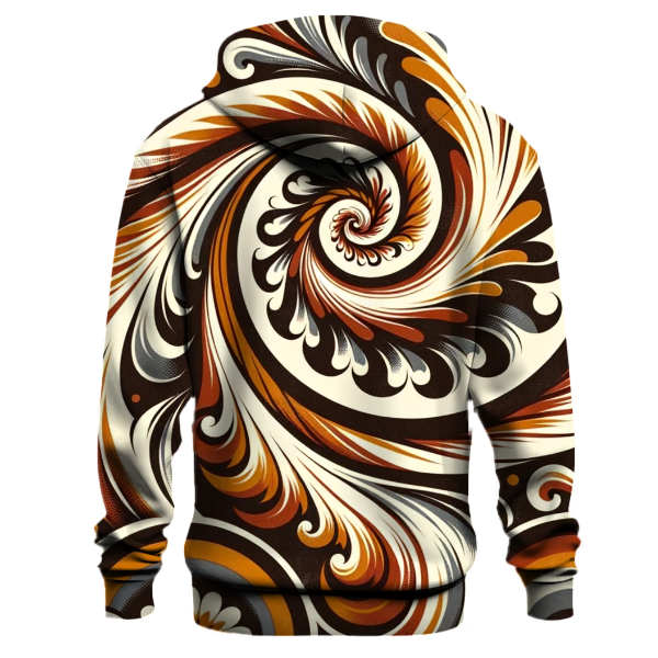 Cool Retro Swirl Hoodie