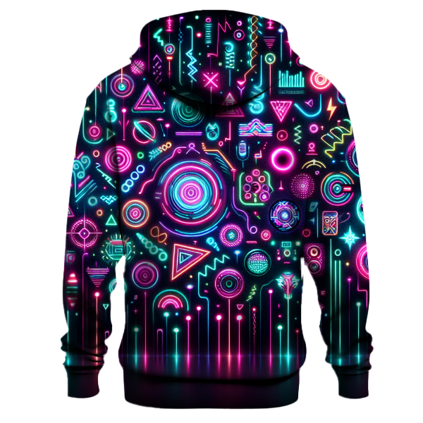 Neon Harmony Pulse Hoodie