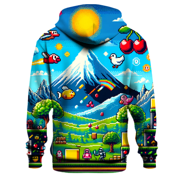 Retro Video Game Paradise Hoodie