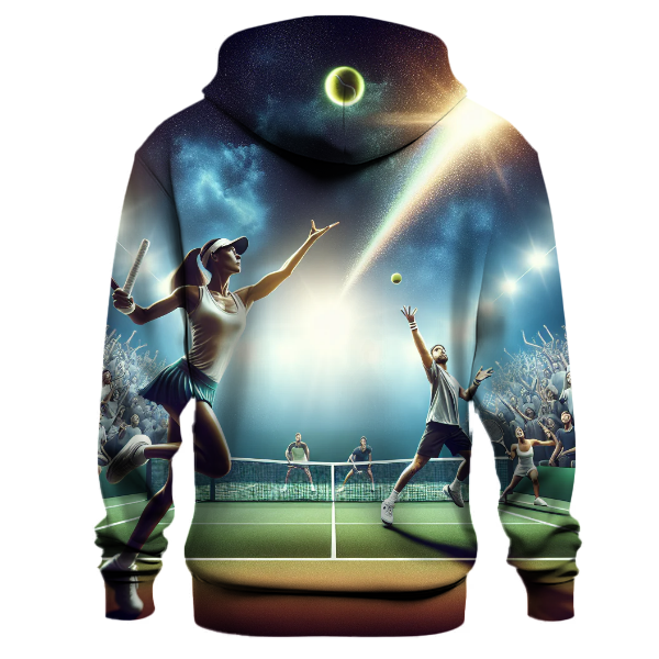 Tennis Game On Hoodie