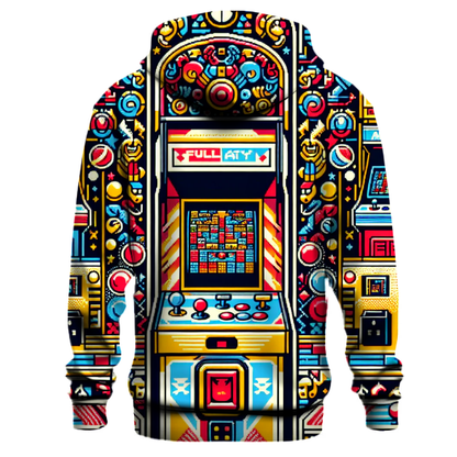 Vintage Arcade Machines Hoodie