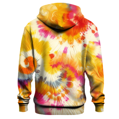 Vibrant Sunrise Tie-Dye Hoodie