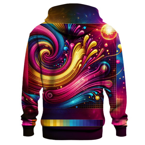 Disco Fever Swirls Hoodie