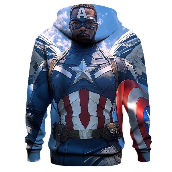 Anthony Mackie: Ascendant Wings of the New Captain Hoodie