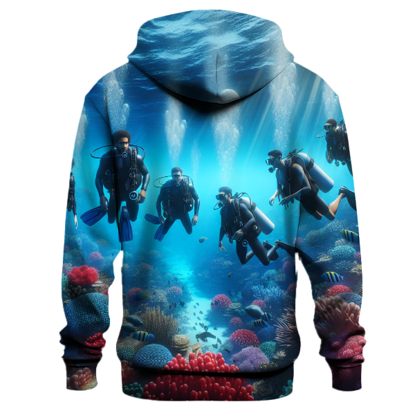 Diving Deep Blue Hoodie