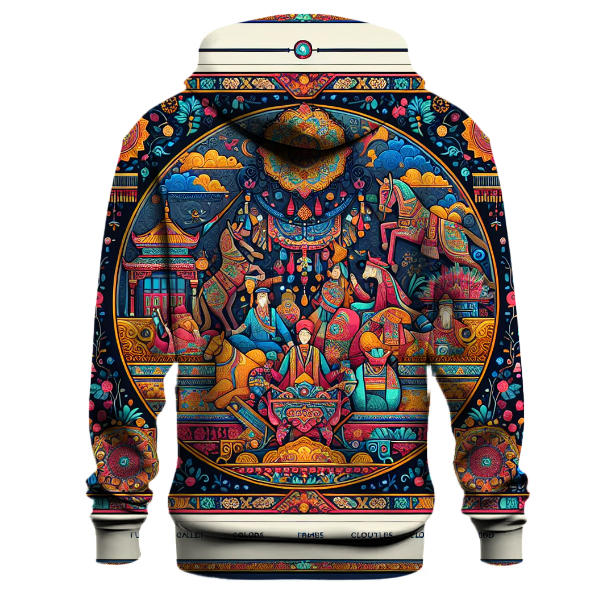 Vibrant Cultural Tapestry Hoodie