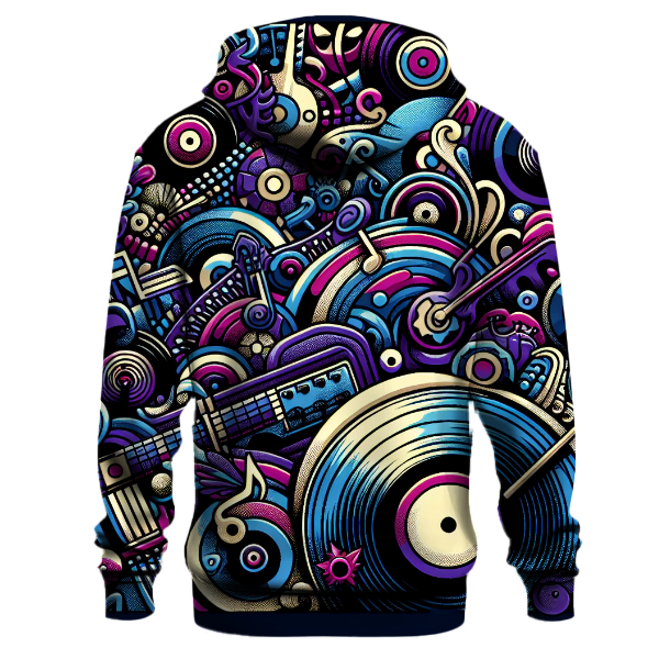 Retro Music Groove Hoodie