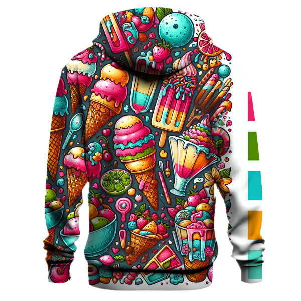 Whimsical Ice Cream Delights Hoodie