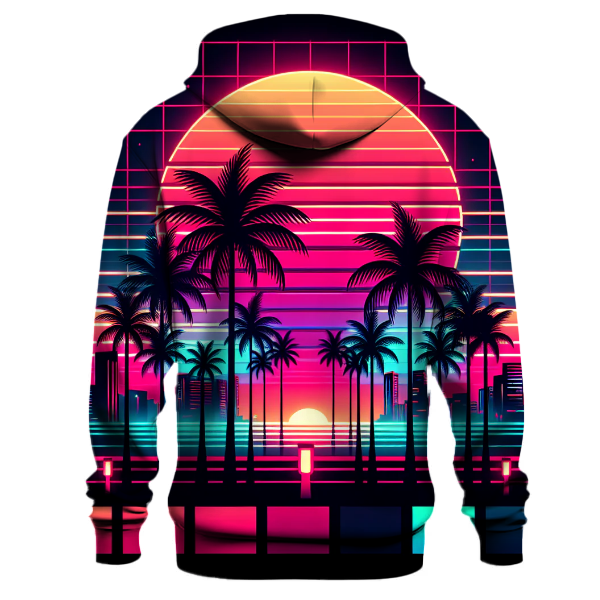 Miami Vice Nights Design Hoodie Hoodies Fashion